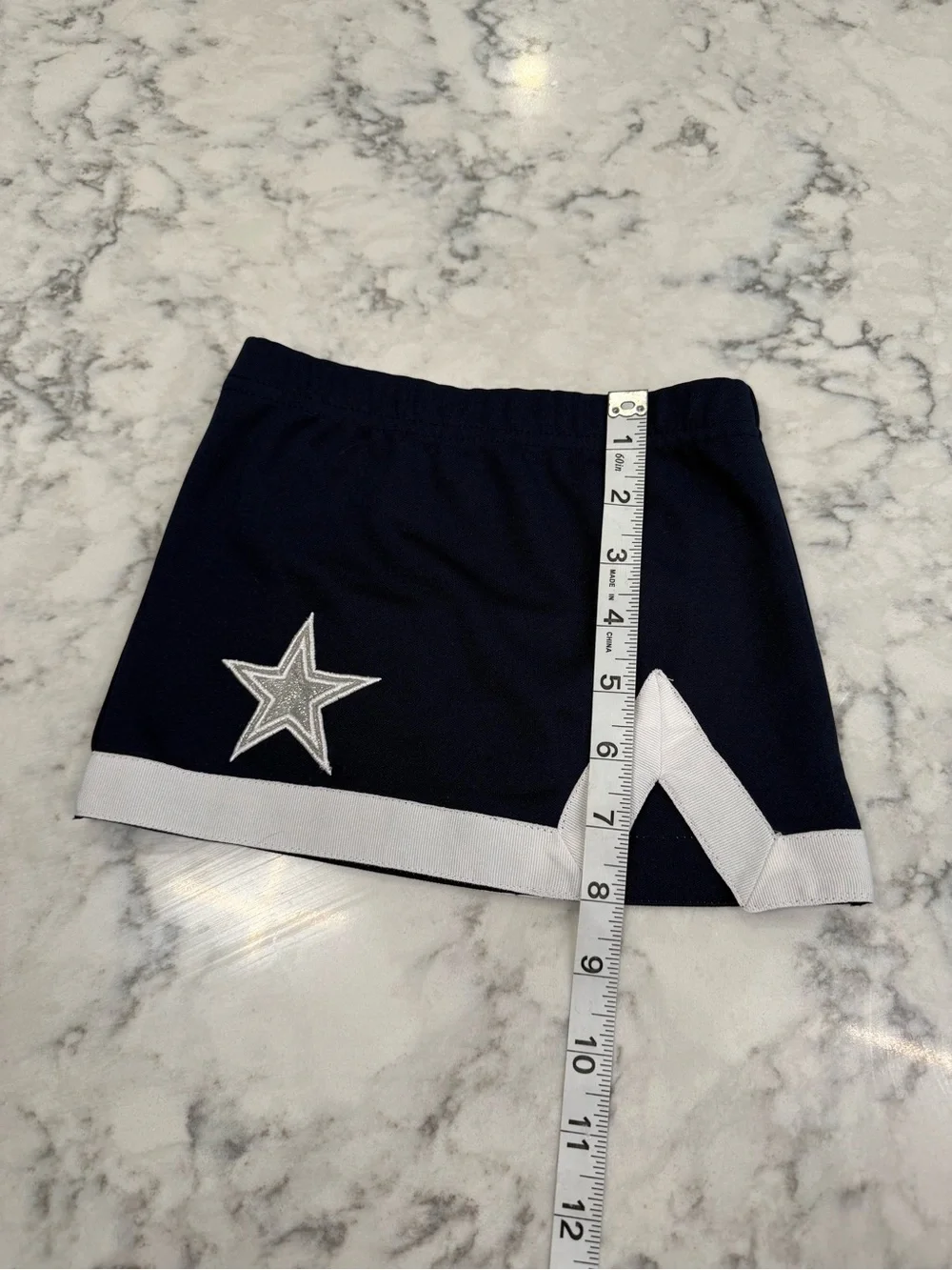 Dallas Cowboys Toddler Cheerleader Outfit 2T – Navy/White 2-Piece Set
